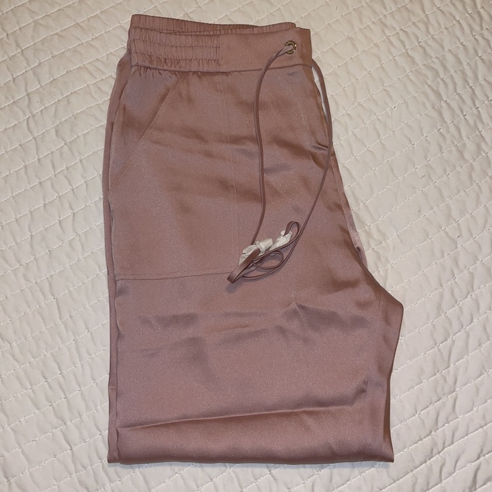 Ted Baker London 4 utility style jogger in soft pink size 12 NWT